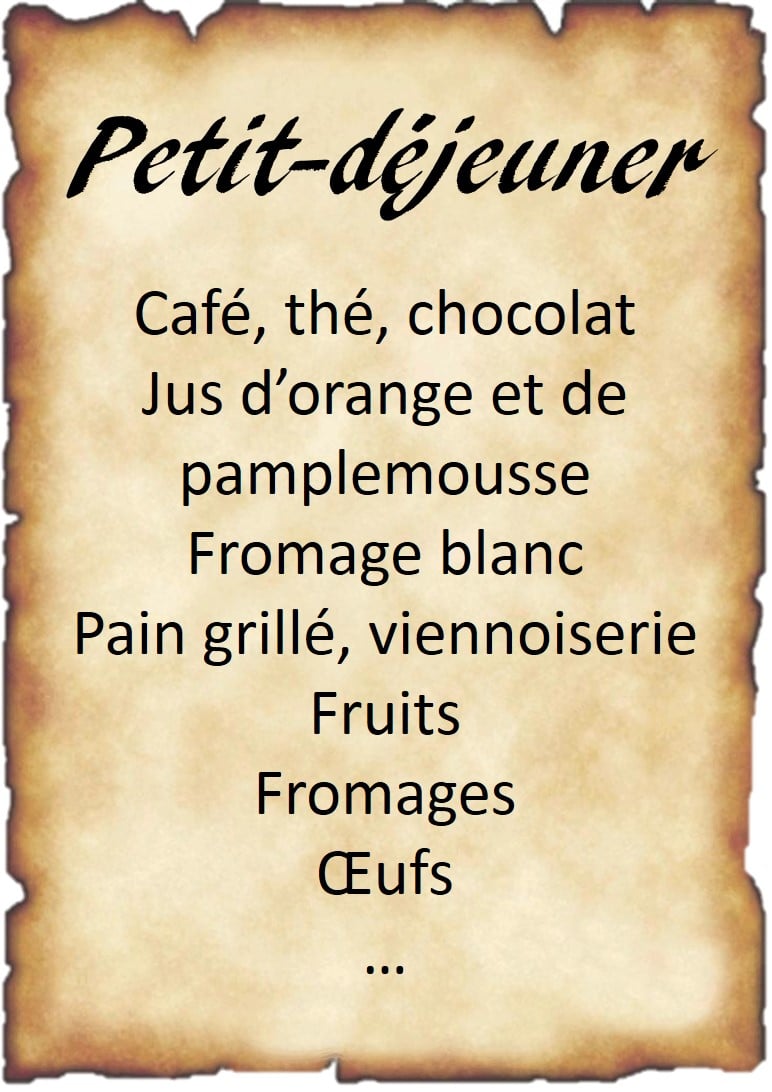 petit-dejeuner